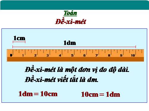 Đề - xi - mét