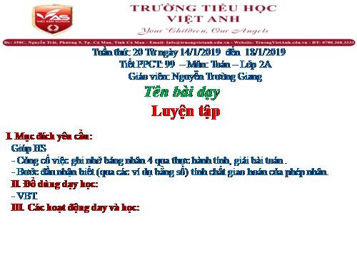 Luyện tập Trang 100