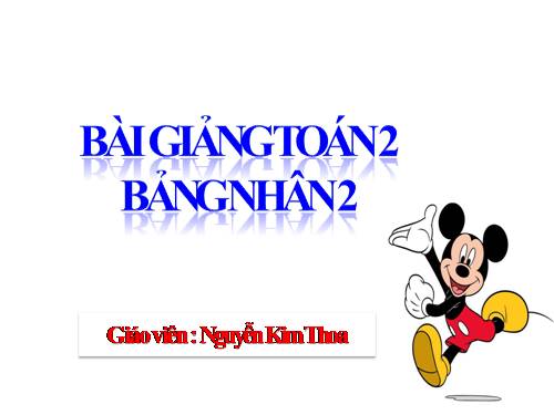 Bảng nhân 2