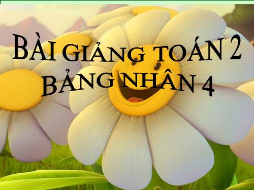 Bảng nhân 4