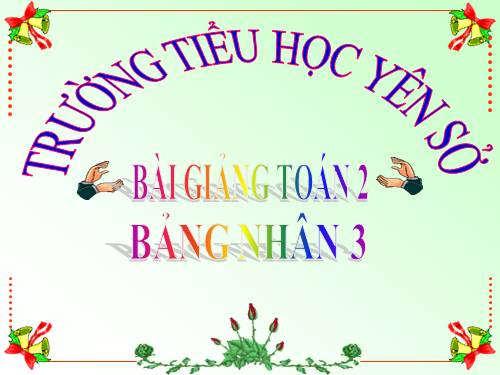 Bảng nhân 3