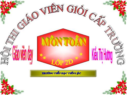 Ôn tập các số đến 100 (tiếp theo)