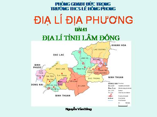 Bài 41. Địa lí tỉnh (thành phổ)