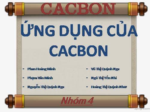 Bài 15. Cacbon