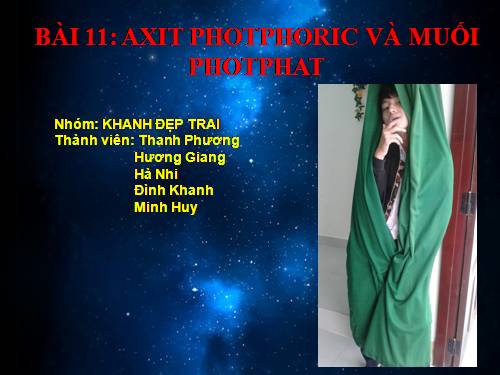 Bài 11. Axit photphoric và muối photphat