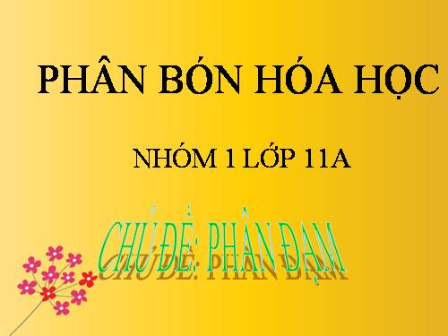 Bài 12. Phân bón hoá học