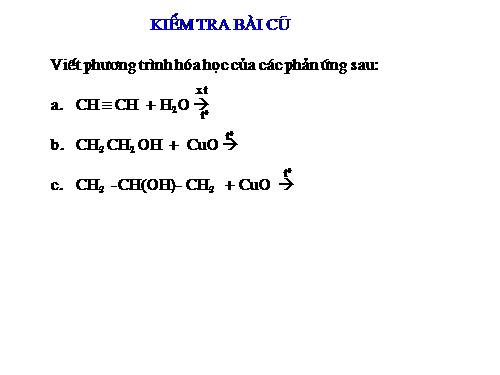 Bài 44. Anđehit - Xeton