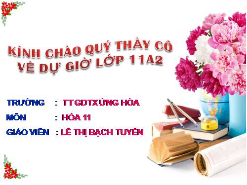 Bài 20. Mở đầu về hoá học hữu cơ