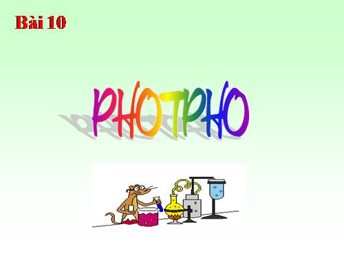 Bài 10. Photpho