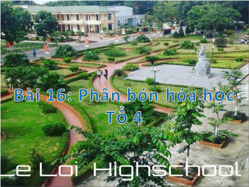 Bài 12. Phân bón hoá học