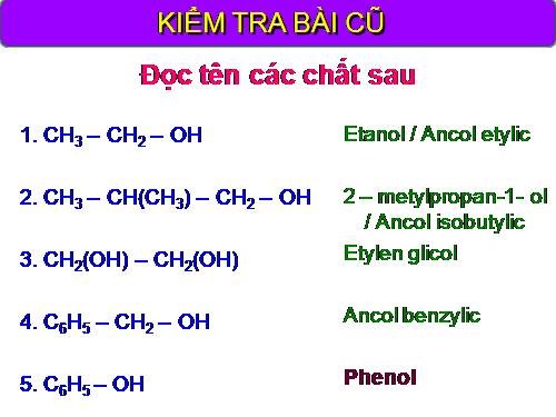 Bài 41. Phenol