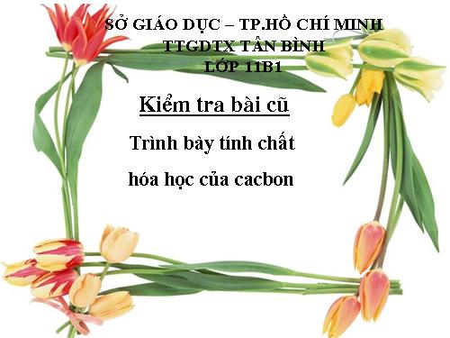 Bài 16. Hợp chất của cacbon