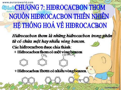 Bài 35. Benzen và đồng đẳng. Một số hiđrocacbon thơm khác