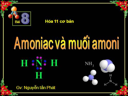 Bài 8. Amoniac và muối amoni