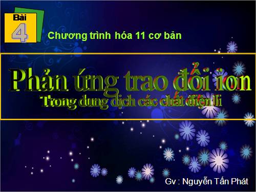 Bài 6. Bài thực hành 1: Tính axit-bazơ. Phản ứng trao đổi ion trong dung dịch các chất điện li