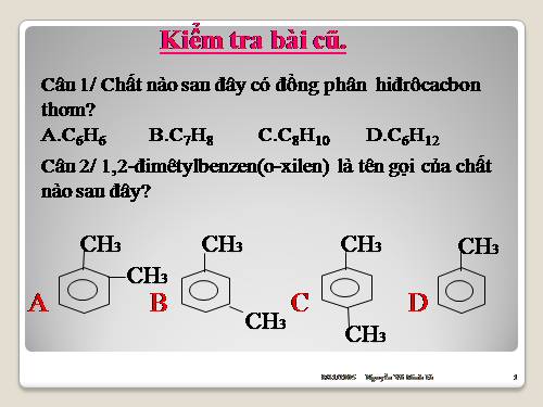 Bài 35. Benzen và đồng đẳng. Một số hiđrocacbon thơm khác