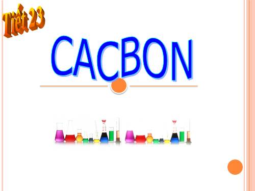 Bài 15. Cacbon