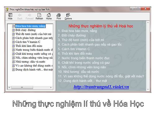 Những thực nghiệm lí thú về Hóa Học [eBook CHM]