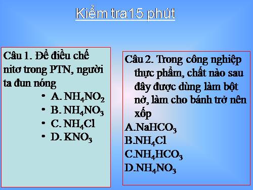 Bài 9. Axit nitric và muối nitrat