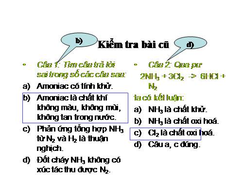 Bài 8. Amoniac và muối amoni