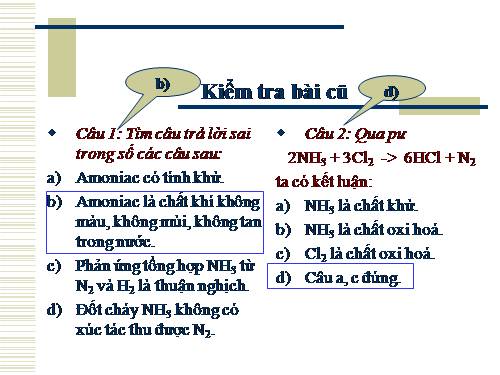 Bài 8. Amoniac và muối amoni