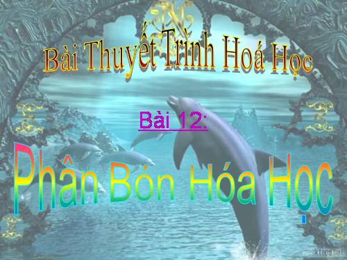 Bài 12. Phân bón hoá học