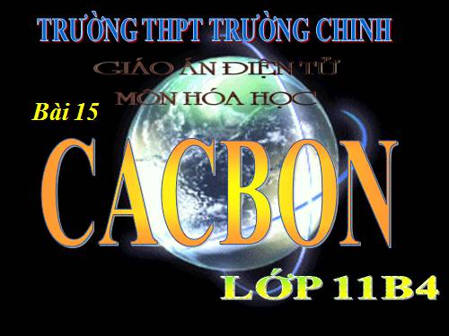 Bài 15. Cacbon