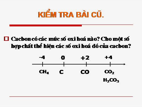 Bài 16. Hợp chất của cacbon