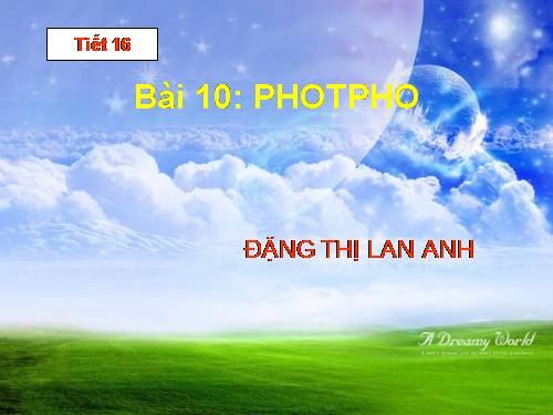 Bài 10. Photpho