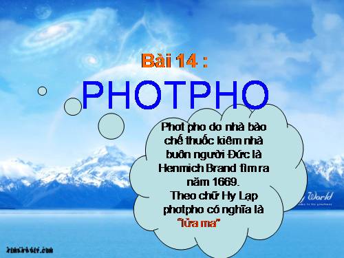 Bài 10. Photpho