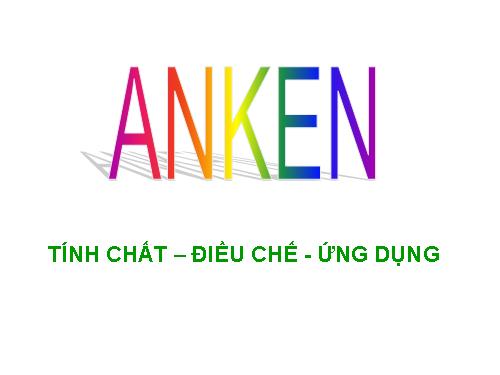 Bài 29. Anken