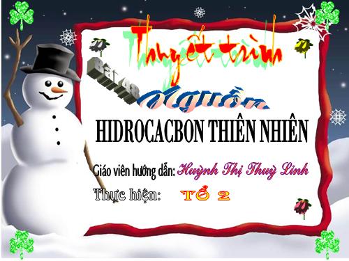 Bài 37. Nguồn hiđrocacbon thiên nhiên