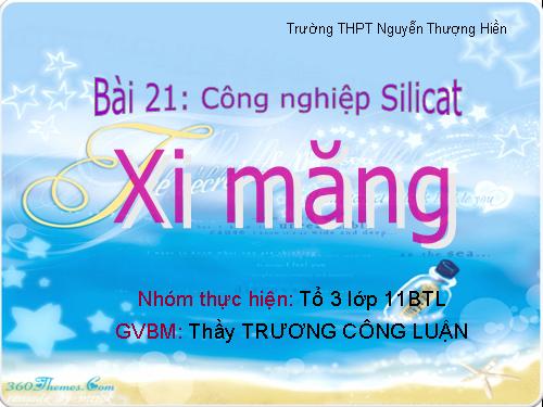 Bài 18. Công nghiệp silicat