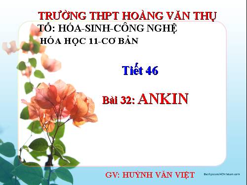 Bài 32. Ankin