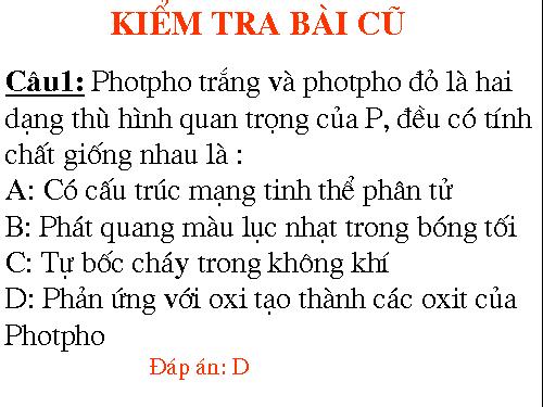 Bài 11. Axit photphoric và muối photphat