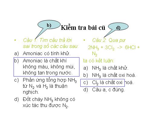 Bài 8. Amoniac và muối amoni