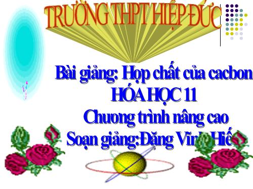 Bài 16. Hợp chất của cacbon