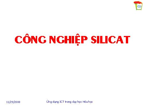 Bài 18. Công nghiệp silicat