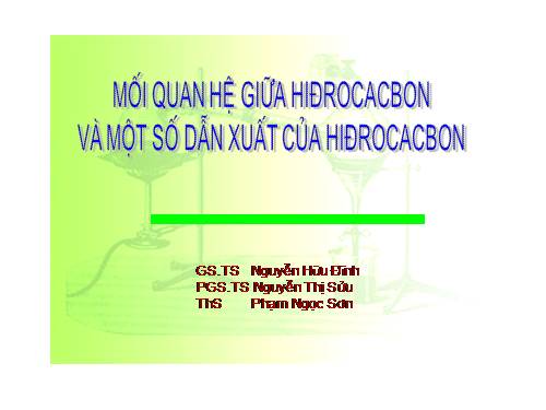 2 mối quan hệ Hidro cacbon-dẫn xuat.pps