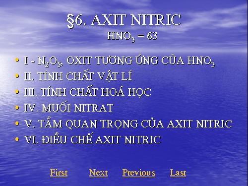 Bài 9. Axit nitric và muối nitrat