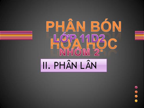 Bài 12. Phân bón hoá học