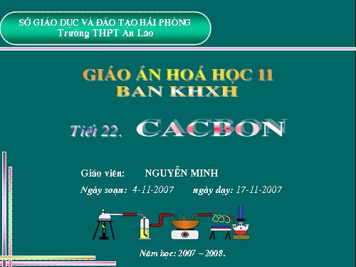 Bài 15. Cacbon