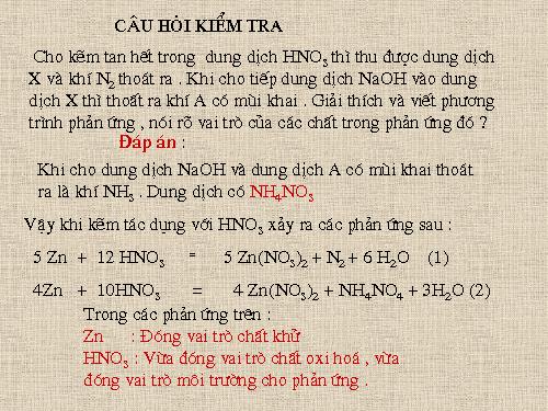 Bài 9. Axit nitric và muối nitrat