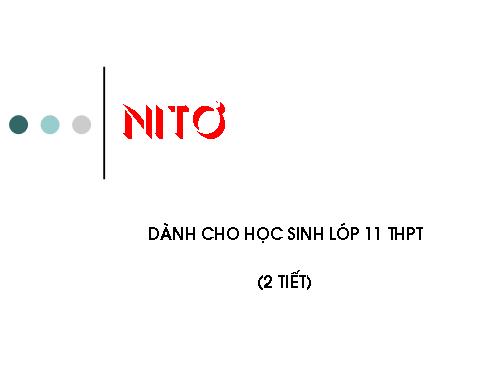 Bài 7. Nitơ