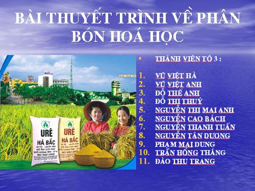 Bài 12. Phân bón hoá học