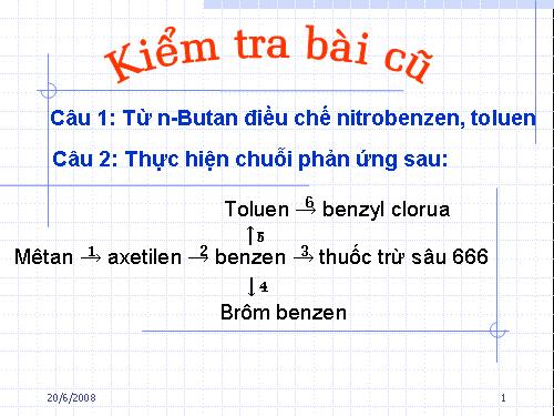 Bài 35. Benzen và đồng đẳng. Một số hiđrocacbon thơm khác