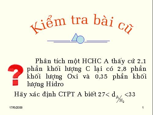 Bài 22. Cấu trúc phân tử hợp chất hữu cơ