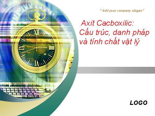 Bài 45. Axit cacboxylic