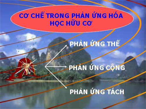 Cơ chế trong phản ứng hóa học hữu cơ