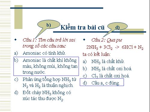 Bài 8. Amoniac và muối amoni